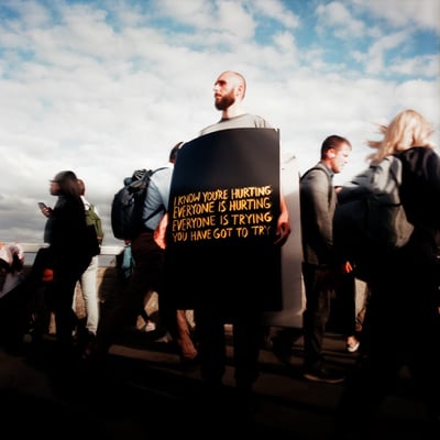 I know you’re hurting, everyone is hurting, everyone is trying, you have got to try. by Joshua Idehen