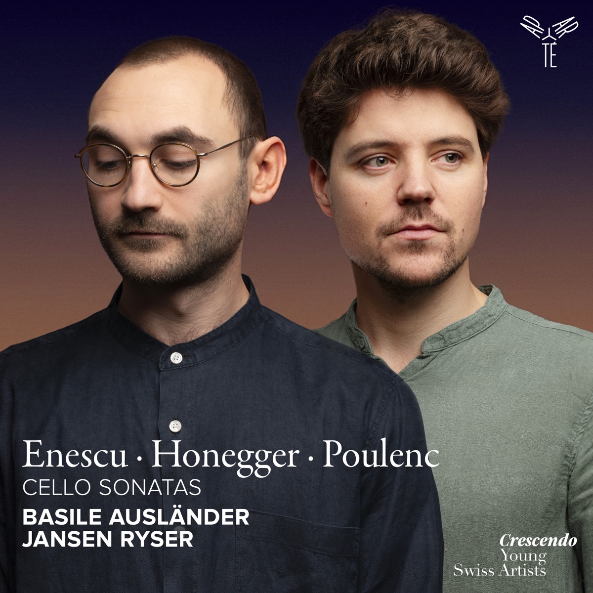 Enescu, Honegger, Poulenc: Cello Sonatas by Basile Ausländer & Jansen Ryser