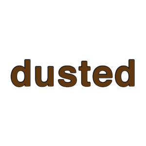 Dusted Magazine logo